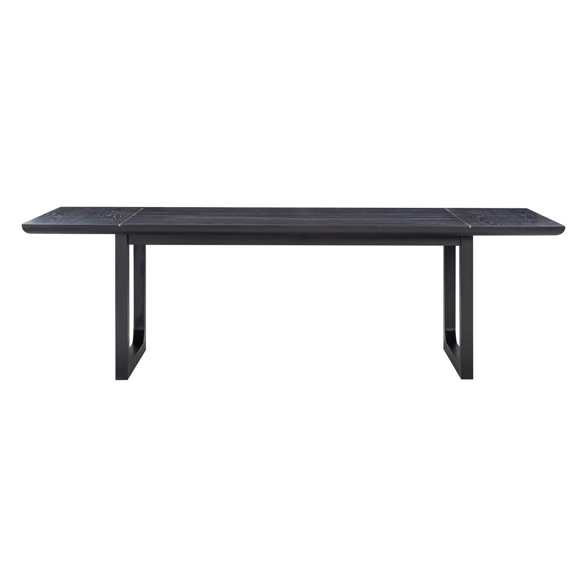 Sima Black Ash Rectangular Dining Table - Luxury Living Collection