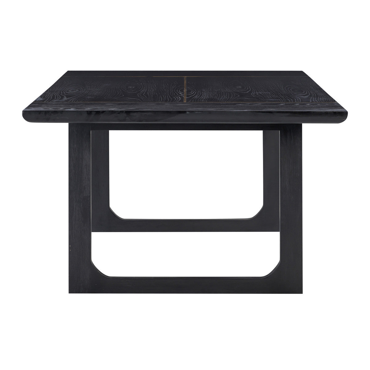 Sima Black Ash Rectangular Dining Table - Luxury Living Collection