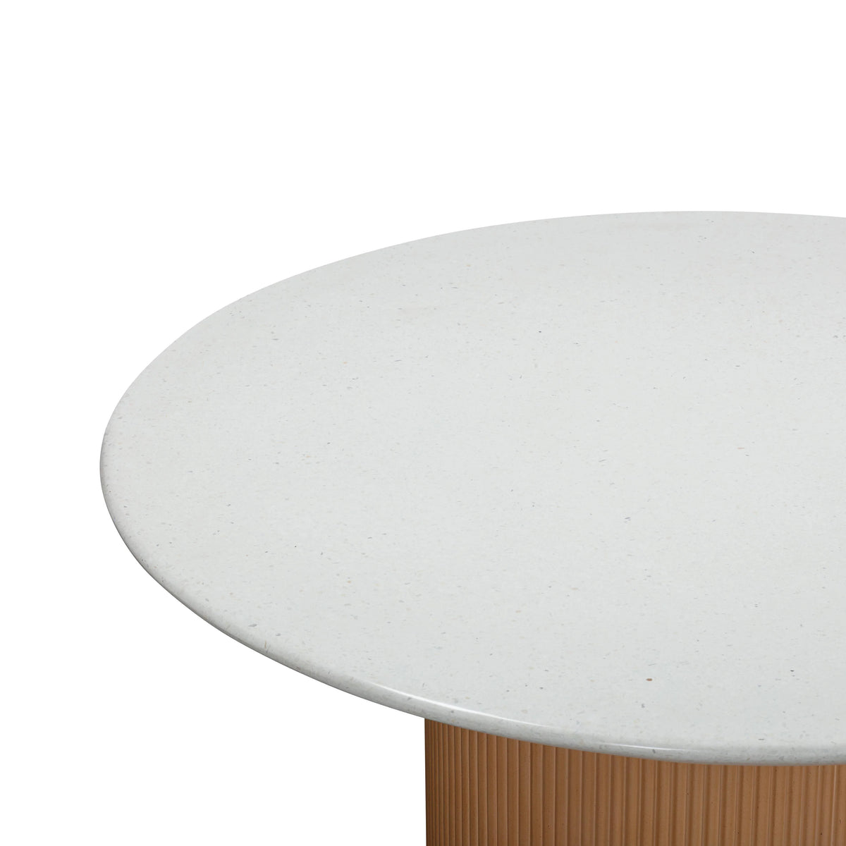 Peony Faux Terrazzo and Terracotta Concrete Indoor / Outdoor 47" Round Dining Table