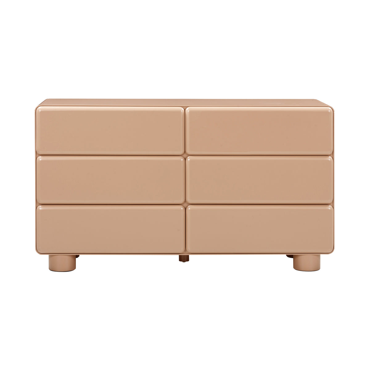 Tammy Taupe 6-Drawer Dresser