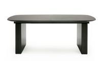 Thessaly 79/114" Modern Smoked Oak Extendable Dining Table