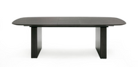 Thessaly 79/114" Modern Smoked Oak Extendable Dining Table