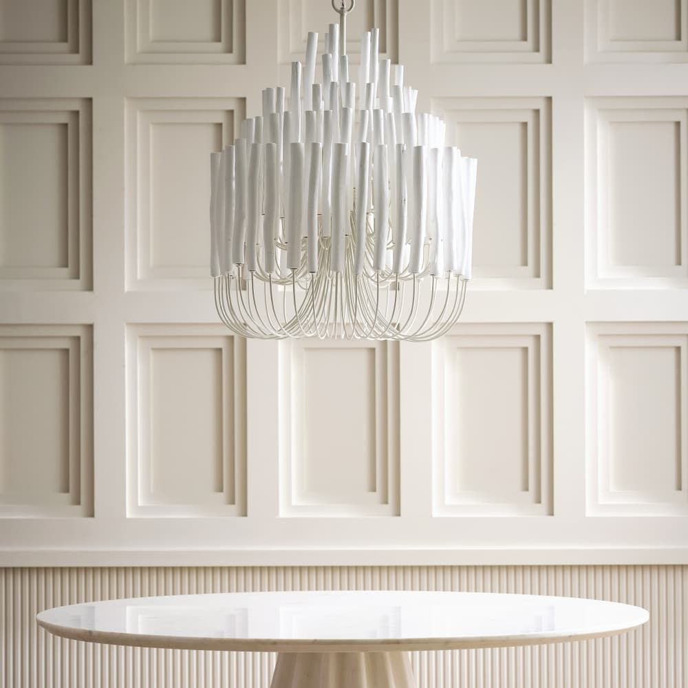 Sura White Chandelier