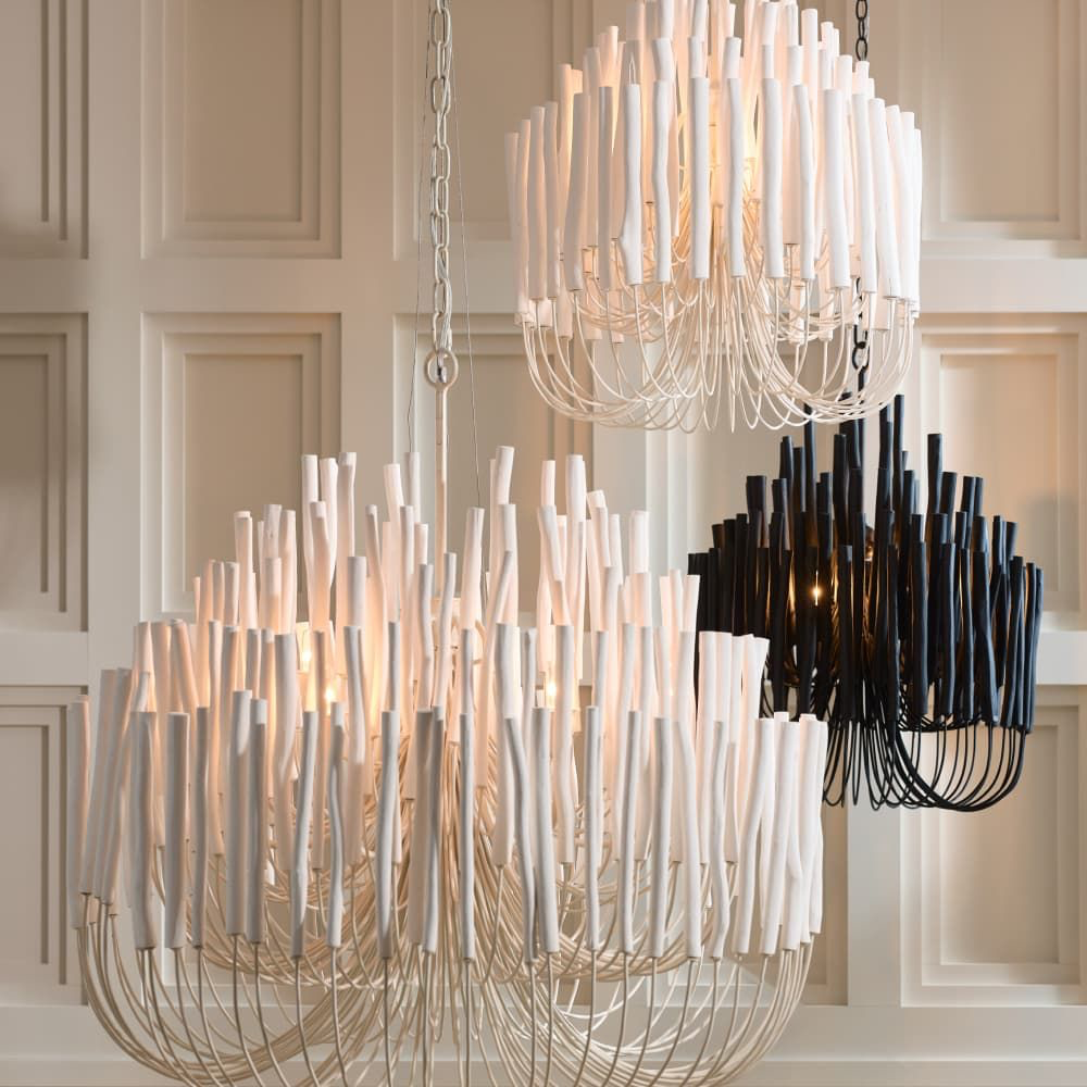 Sura White Chandelier