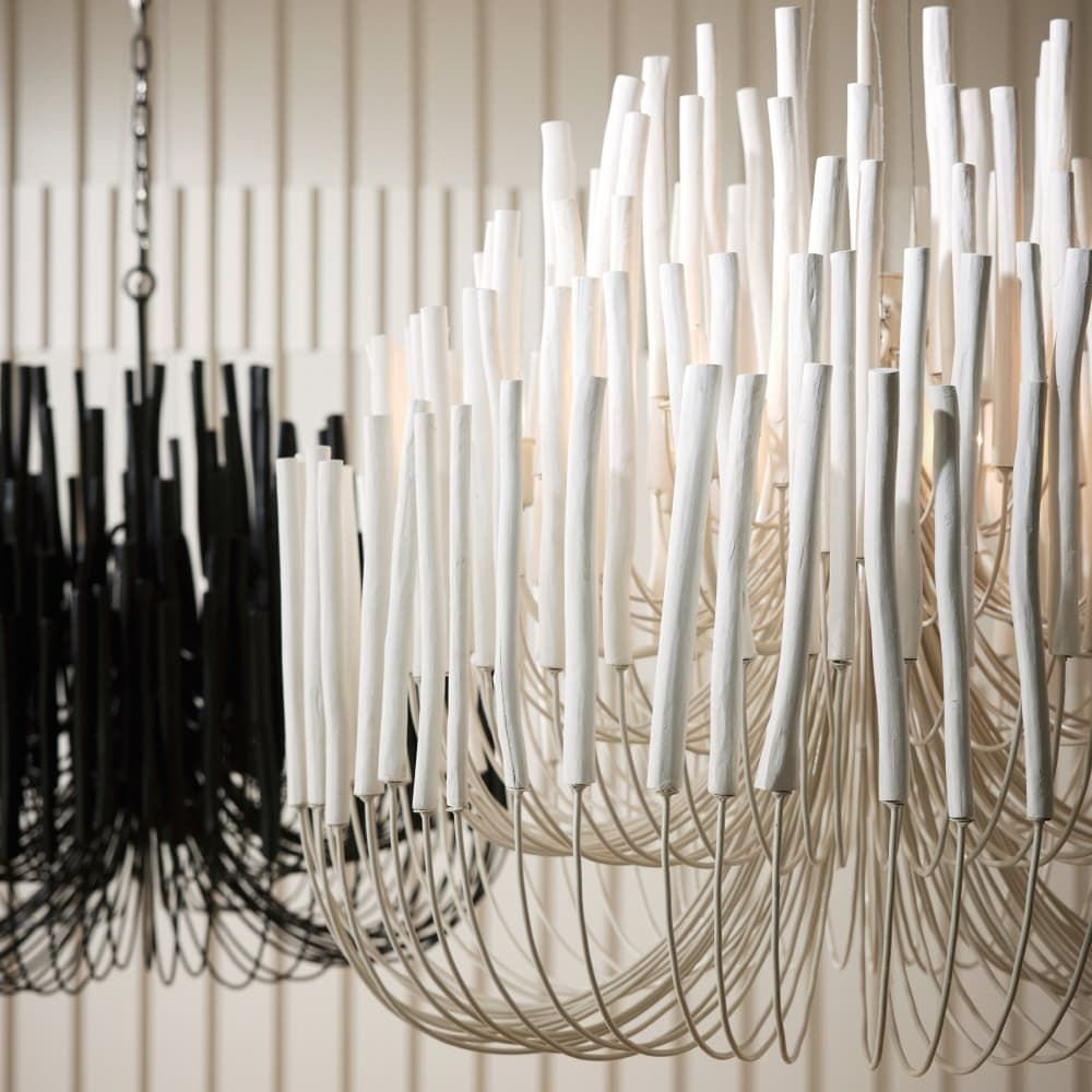 Sura White Large Chandelier