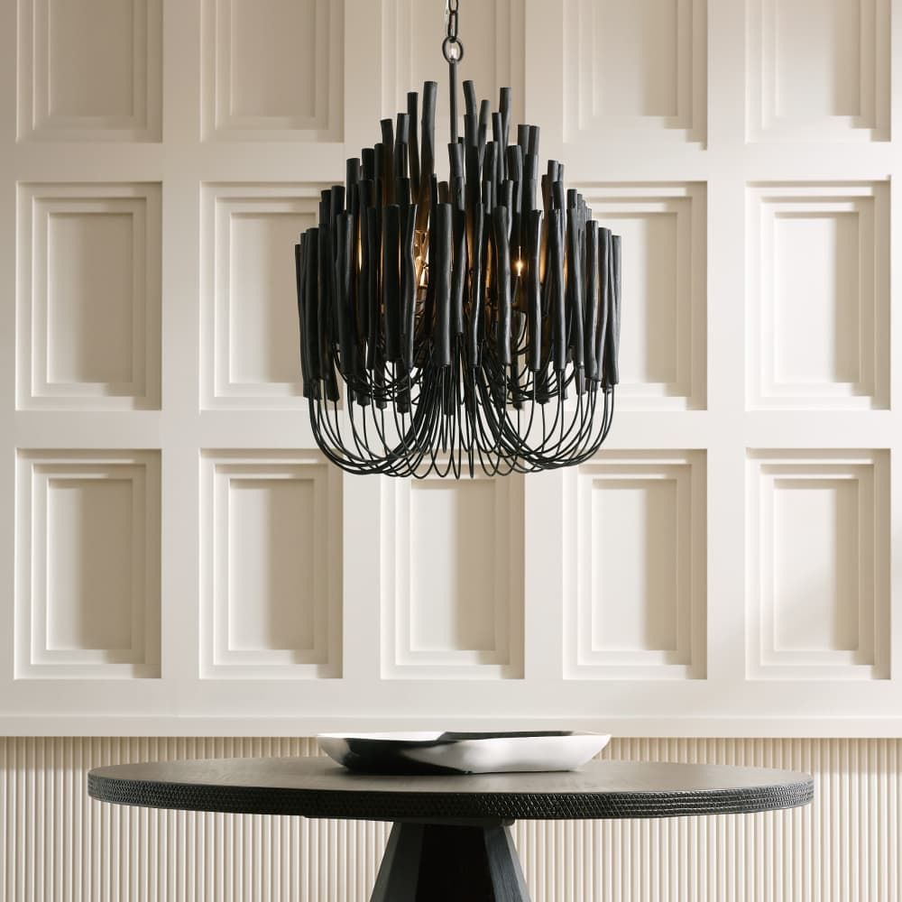Sura Black Chandelier