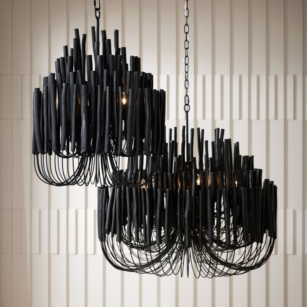 Sura Black Chandelier