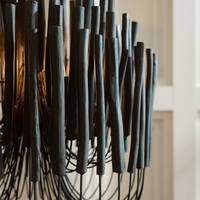 Sura Black Chandelier