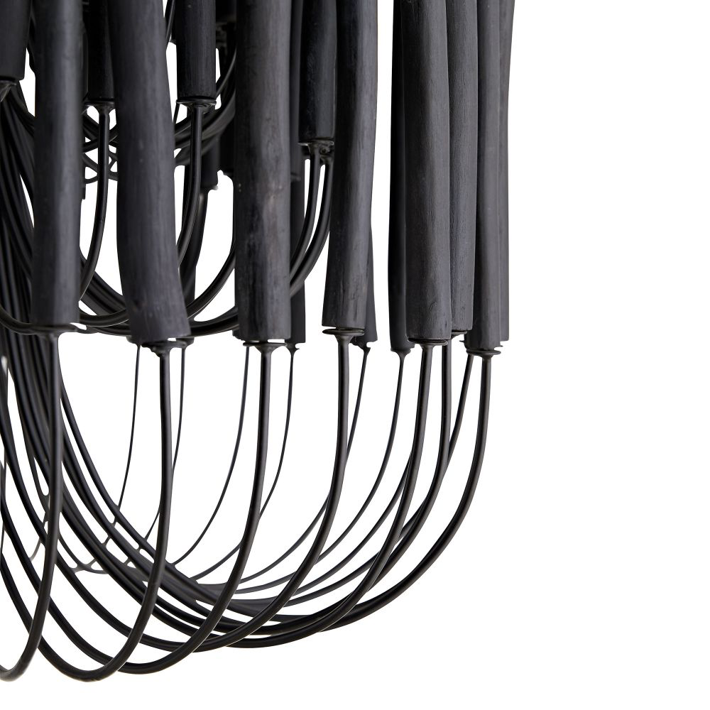 Sura Black Chandelier