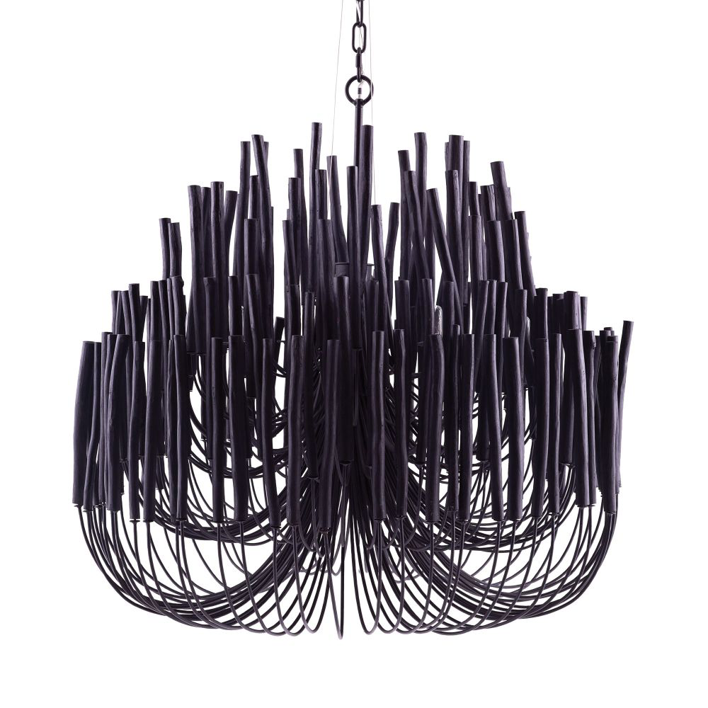 Sura Black Chandelier - Large