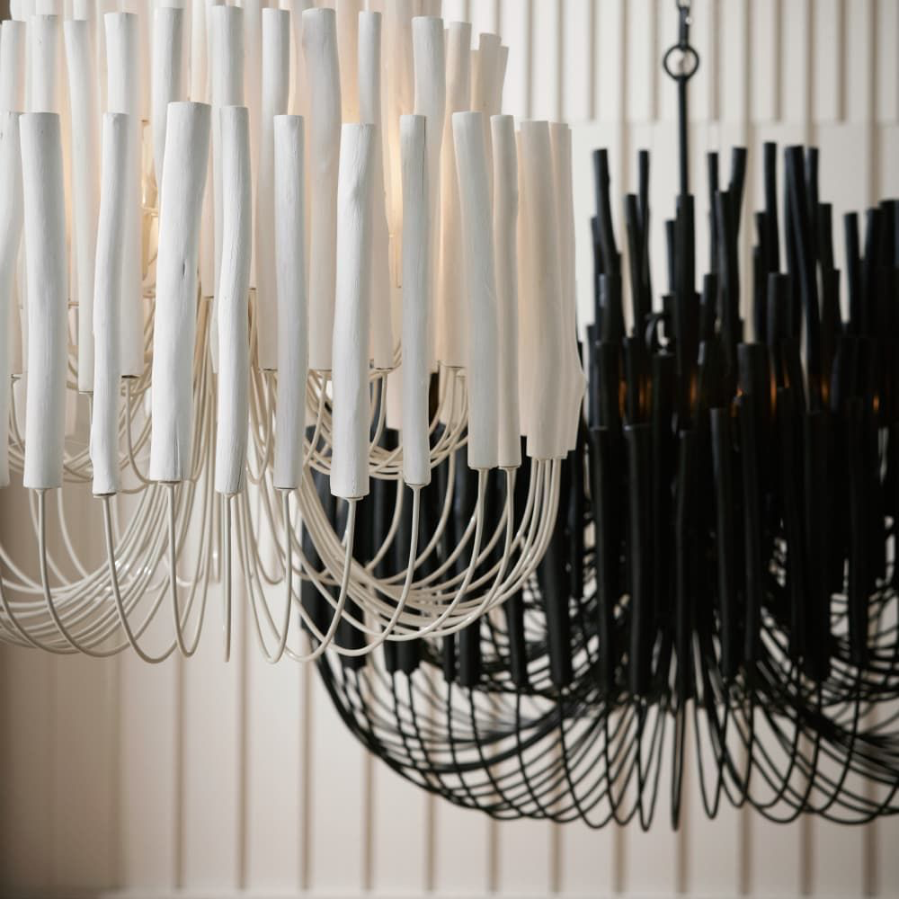 Sura Black Chandelier - Large