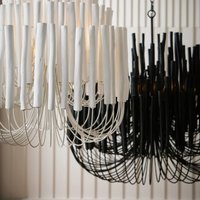 Sura Black Chandelier - Large