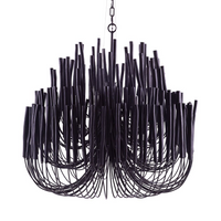 Sura Black Chandelier - Large