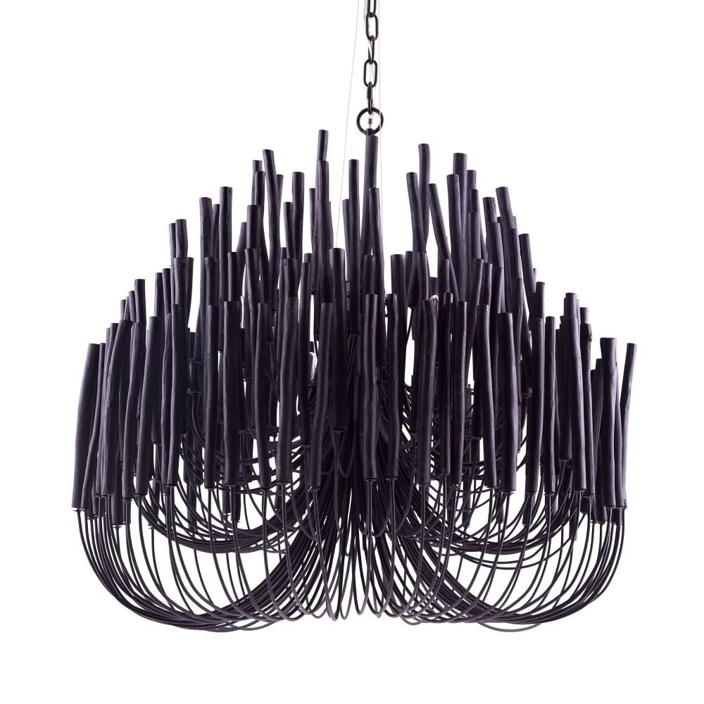 Sura Black Chandelier - Large