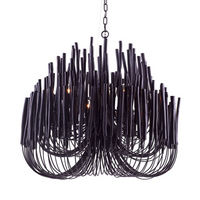 Sura Black Chandelier - Large