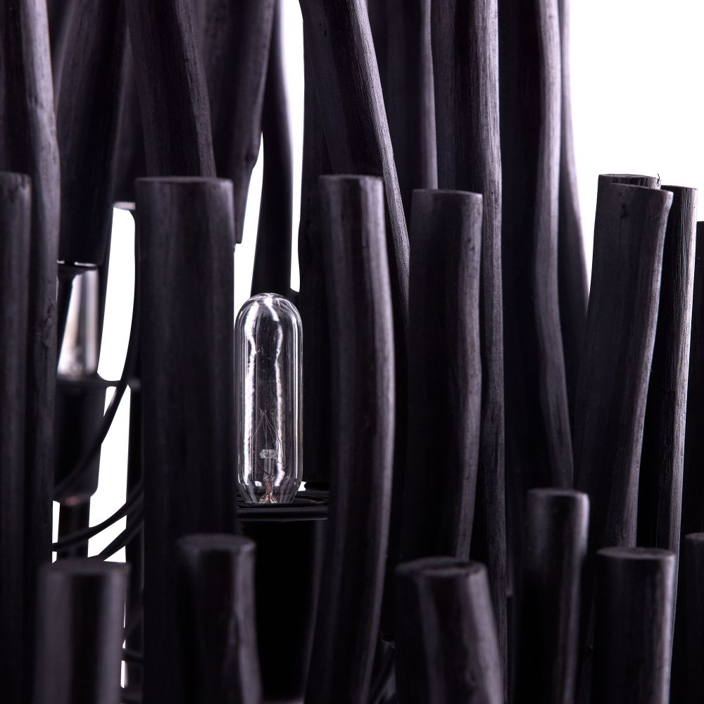 Sura Black Chandelier - Large