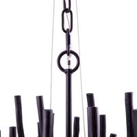 Sura Black Chandelier - Large