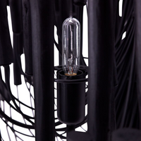 Sura Black Chandelier - Large