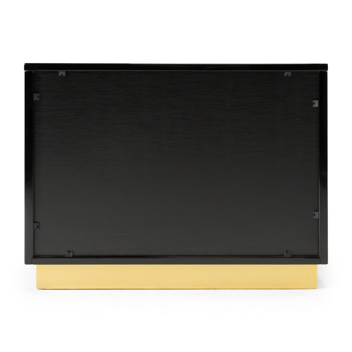 Fable Modern Black & Gold Nightstand