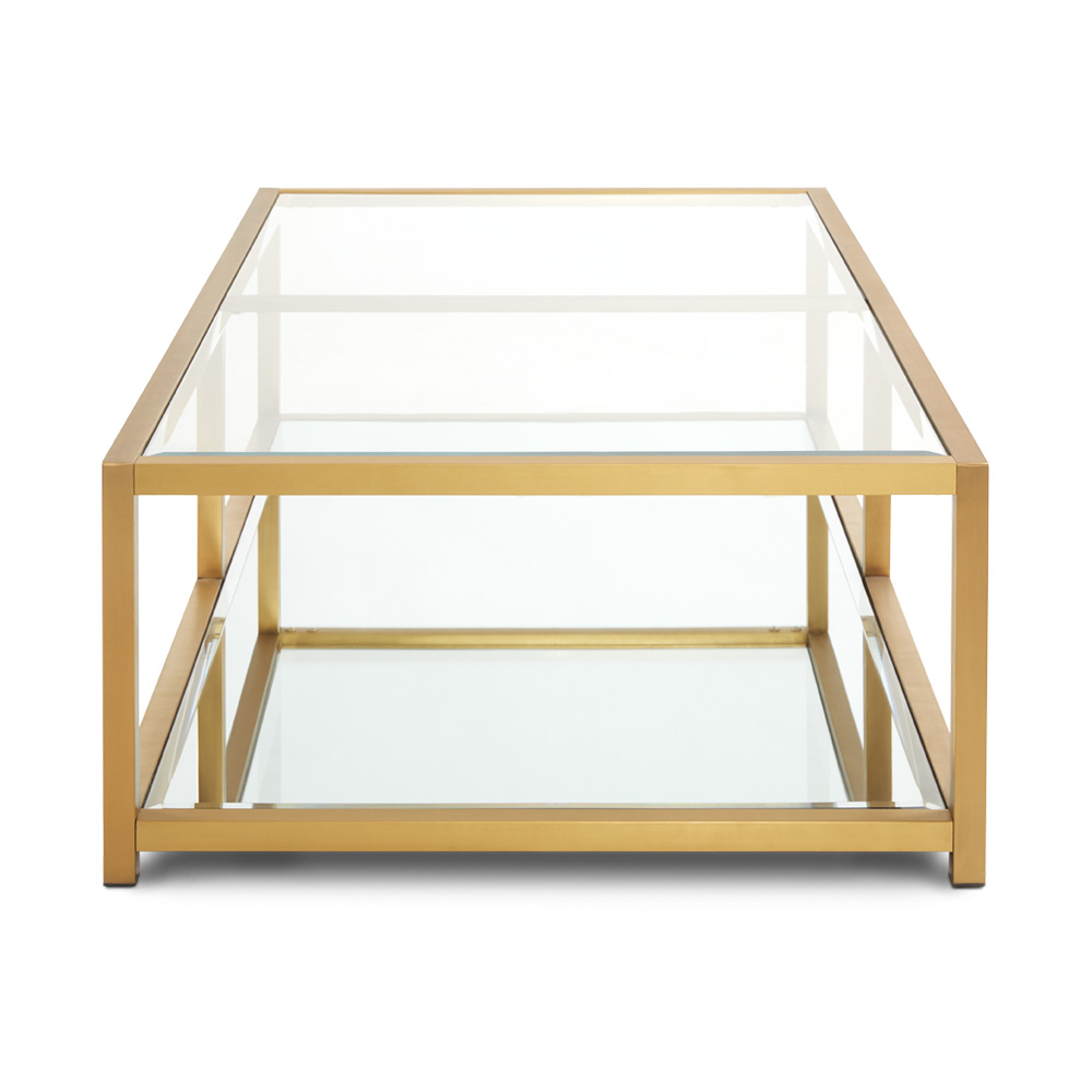 Paradisium Rectangular Gold Coffee Table