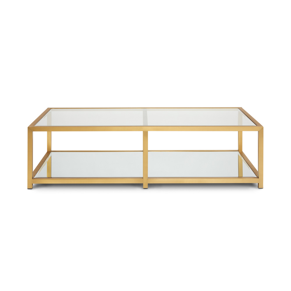 Paradisium Rectangular Gold Coffee Table