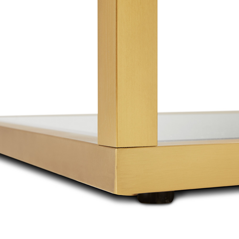 Paradisium Gold Square End Table