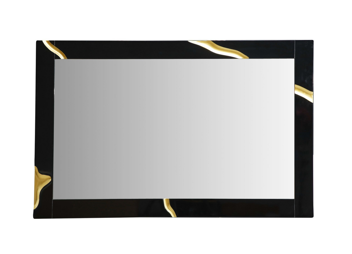 Fable Modern Black Gloss with Gold Mirror