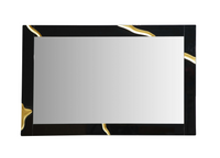 Fable Modern Black Gloss with Gold Mirror