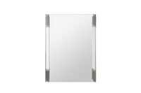Aurelius Modern Modern White + Stainless Steel Bedroom Set