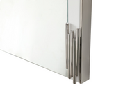 Aurelius Modern Modern White + Stainless Steel Bedroom Set