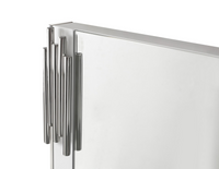 Aurelius Modern Modern White + Stainless Steel Bedroom Set