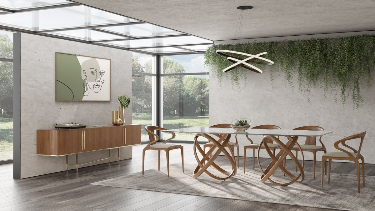 Ashvi 94” Modern Dining Table