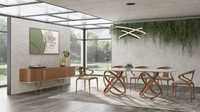 Ashvi 94” Modern Dining Table