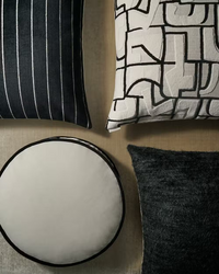 Laura Superior Quality Luxurious Black Pillow