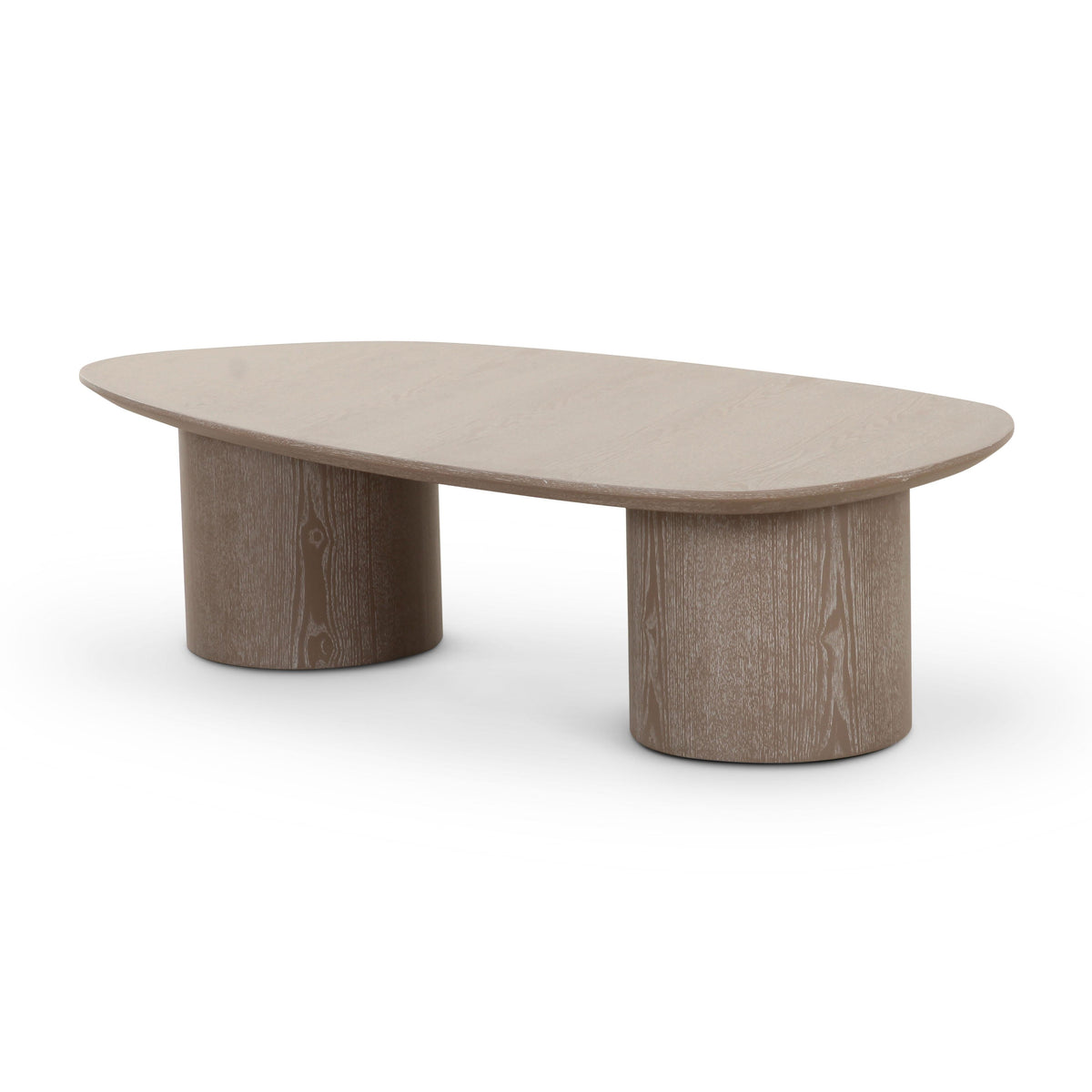 Ellie 48” Washed Ash Oblong Coffee Table