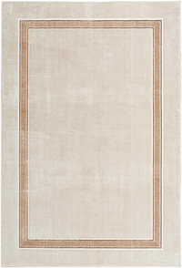 Glam Ivory Cream Area Rug - Elegance Collection