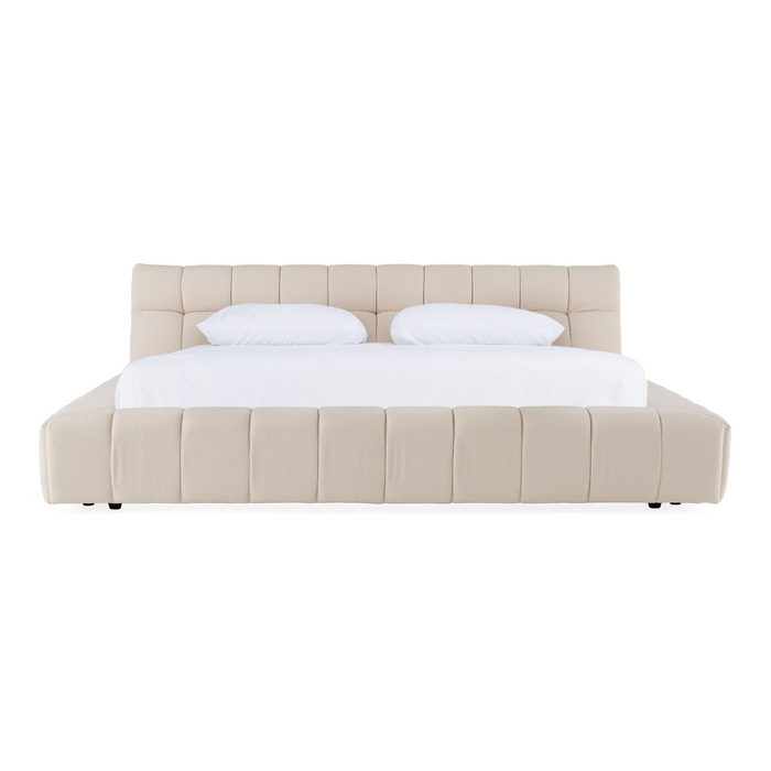 Diva Off-White Modern Bed