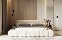 Diva Off-White Modern Bed