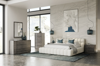 Diva Off-White Modern Bed