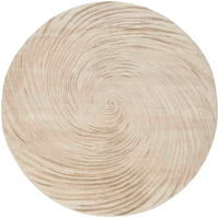 Ivory Sand Swirl Area Rug - Elegance Collection