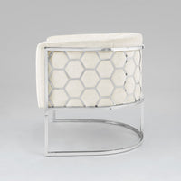 Cora Ivory Accent Chair