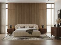 Nicoma Modern Beige Bed
