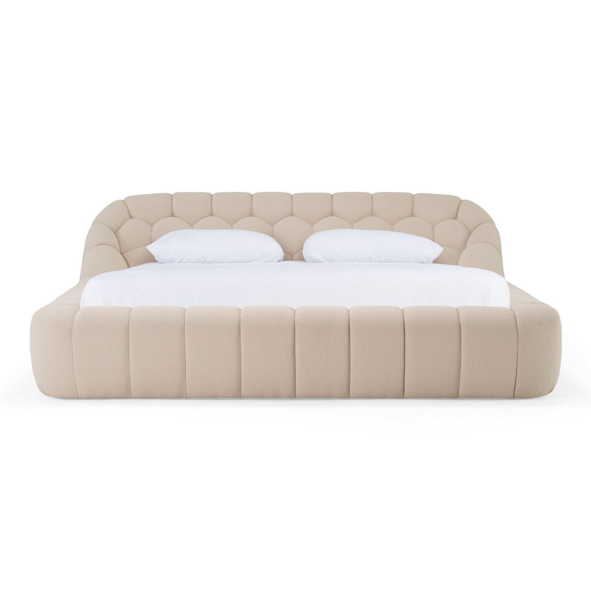 Nicoma Modern Beige Bed