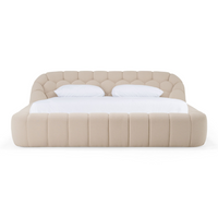 Nicoma Modern Beige Bed