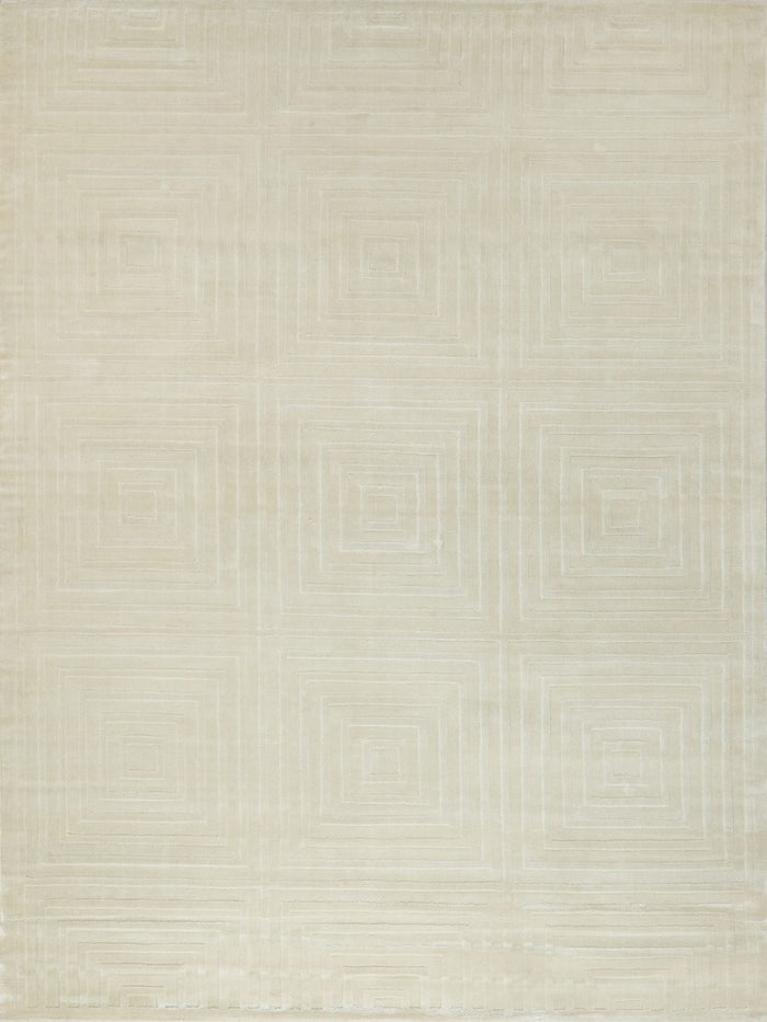 Ollie Modern Beige Patterned Area Rug - Elegance Collection