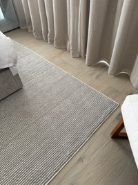 Coast Ivory/Mocha Plush Area Rug - Elegance Collection