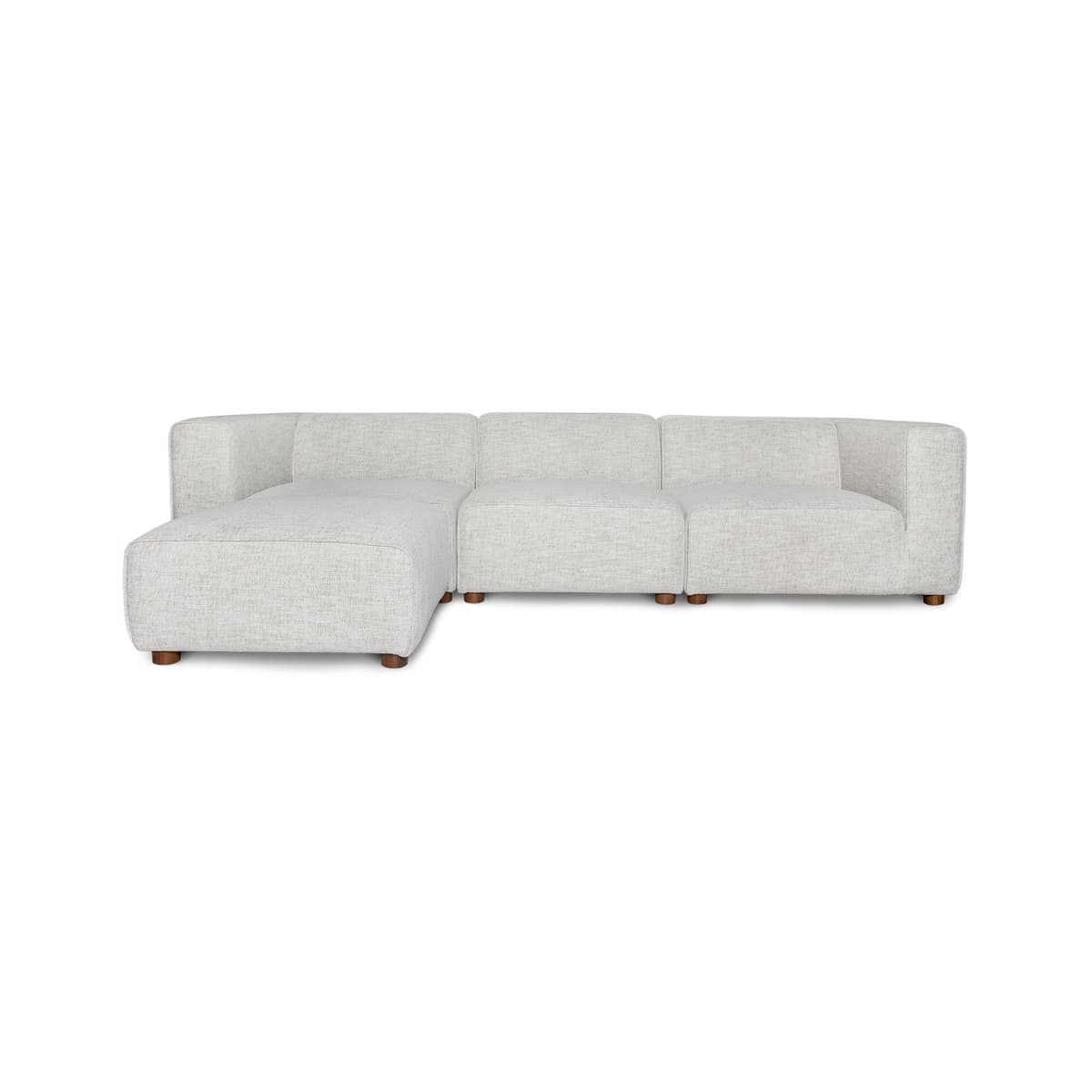 Vita Coconut Peformance Fabric Sectional