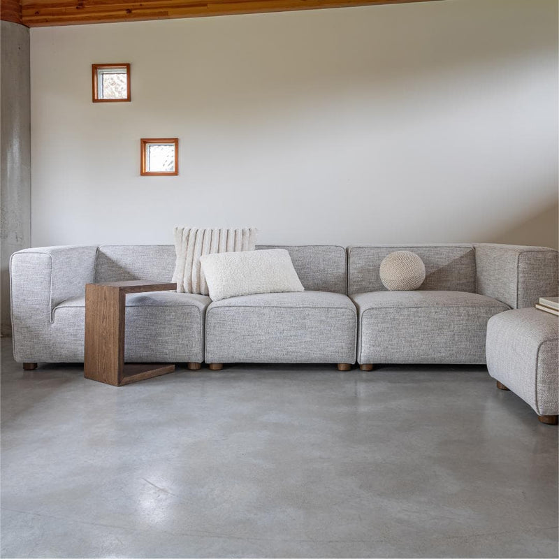 Vita Coconut Peformance Fabric Sectional