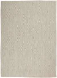 Terrace Ivory/Silver Indoor & Outdoor Area Rug - Elegance Collection