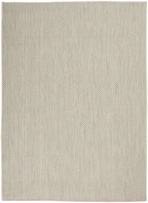 Terrace Ivory/Silver Indoor & Outdoor Area Rug - Elegance Collection